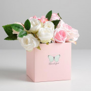 Коробка для цветов Beautiful, 12 × 12 × 12 см