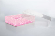 Коробка "Розовые пузыри" на два мыла 15,5х10х4см