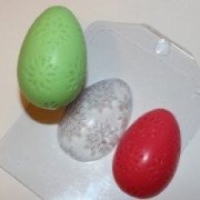 Пластиковая форма "Яйцо/Цветочный орнамент"