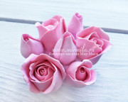 3D Форма силиконовая "Соцветие из 7 роз" 